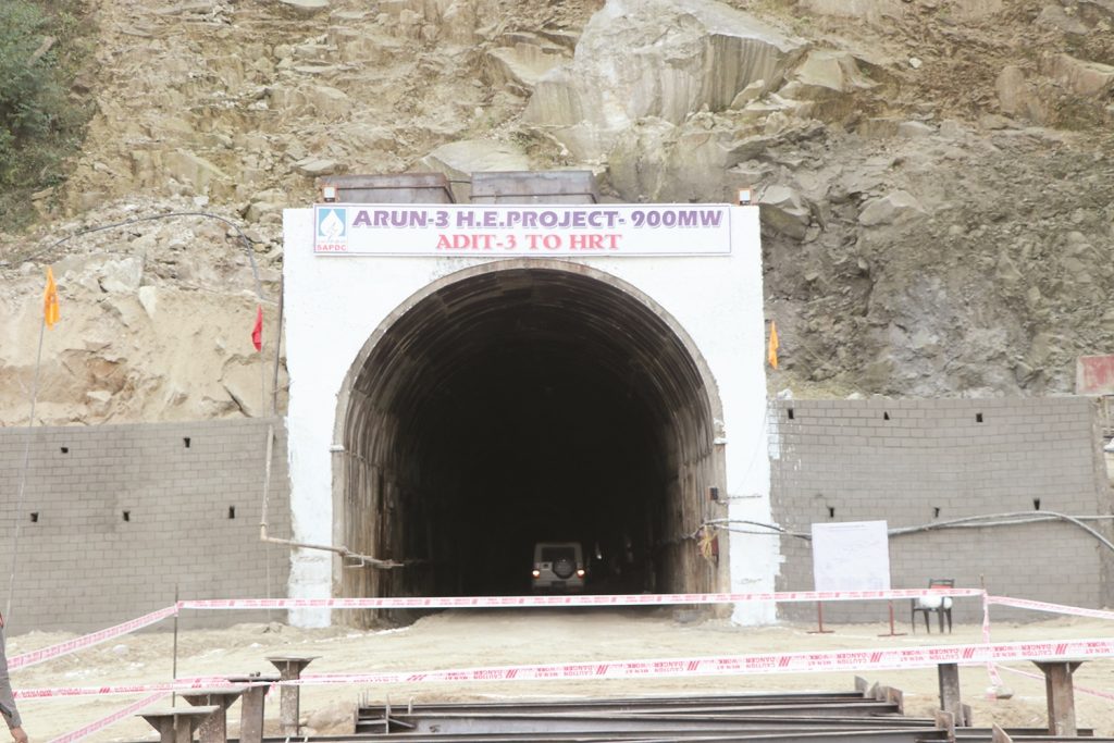 अरुण तेस्रो आयोजनाः भुत्तानी नदिदाँ निर्माण ब्यवसायी मारमा