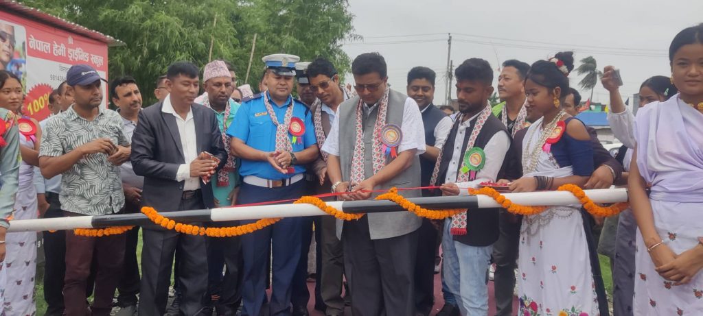 विराटनगरमा १ करोड ४० लाखामा ड्राइभिङ स्कुल संचालनमा