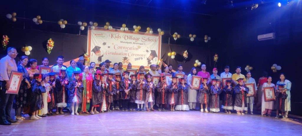 किड्स भिलेजका ८० विद्यार्थी दिक्षित