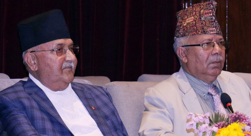 केपी ओली र माधव नेपाल अब एउटै संसदीय समितिमा