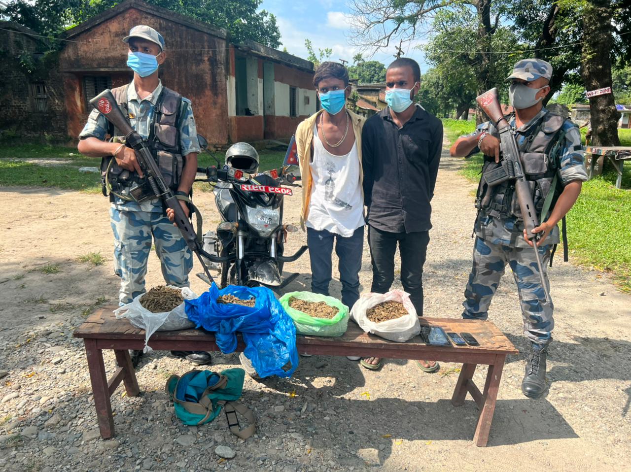 विराटनगरबाट गाँजासहित दुई जना पक्राउ