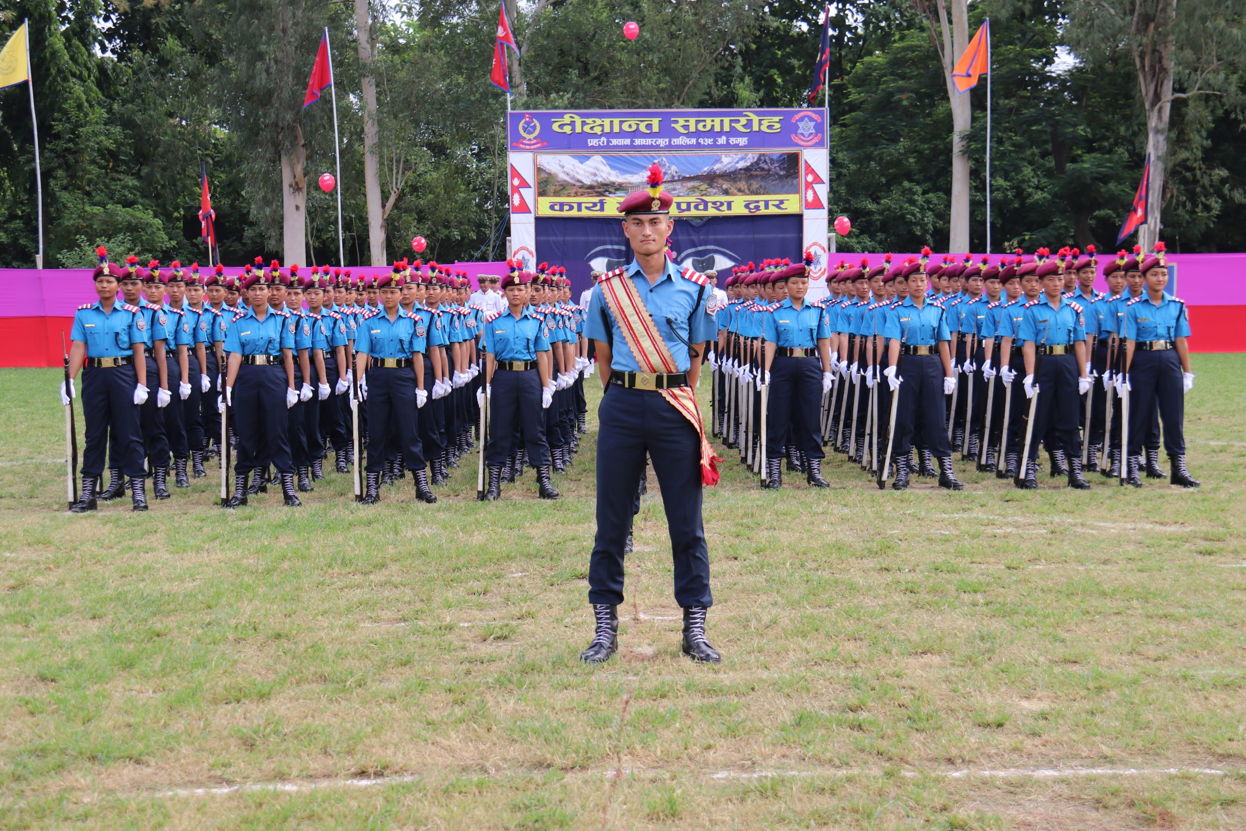 ७१४ जना प्रहरी जवान दीक्षित