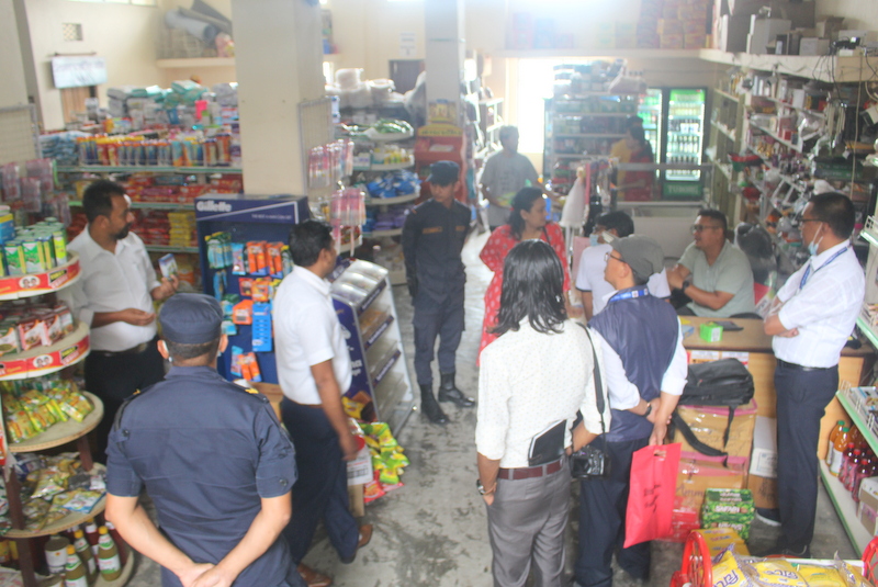 धनकुटामा बुधबार बजार अनुगमन