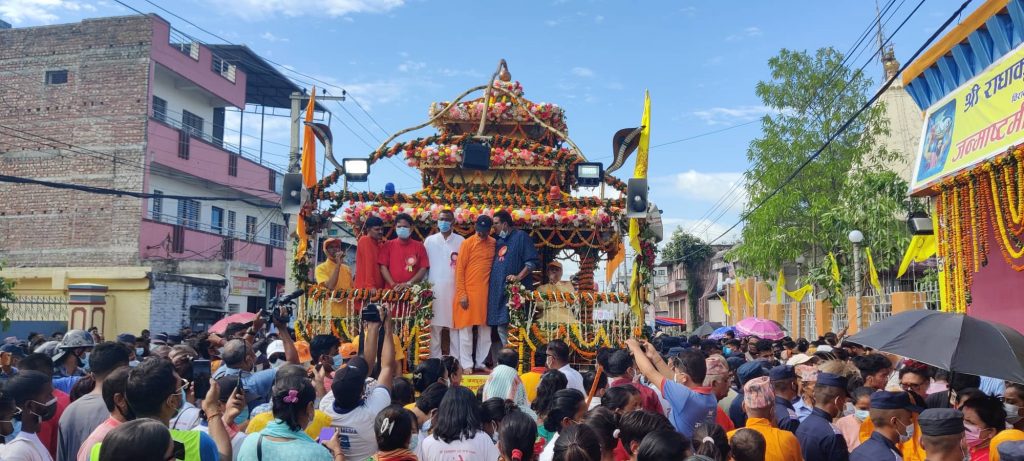 विराटनगरमा रथयात्राः ३ बजे सुरु हुने, ४३ स्थानमा विश्राम