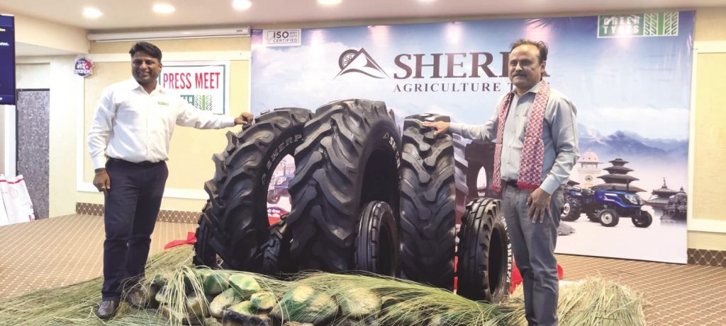 शेर्पा ब्राण्डको एग्रिकल्चर टायर बजारमा