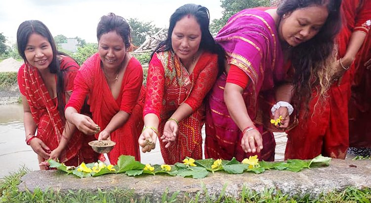 खर जितिया पर्व  सुरु
