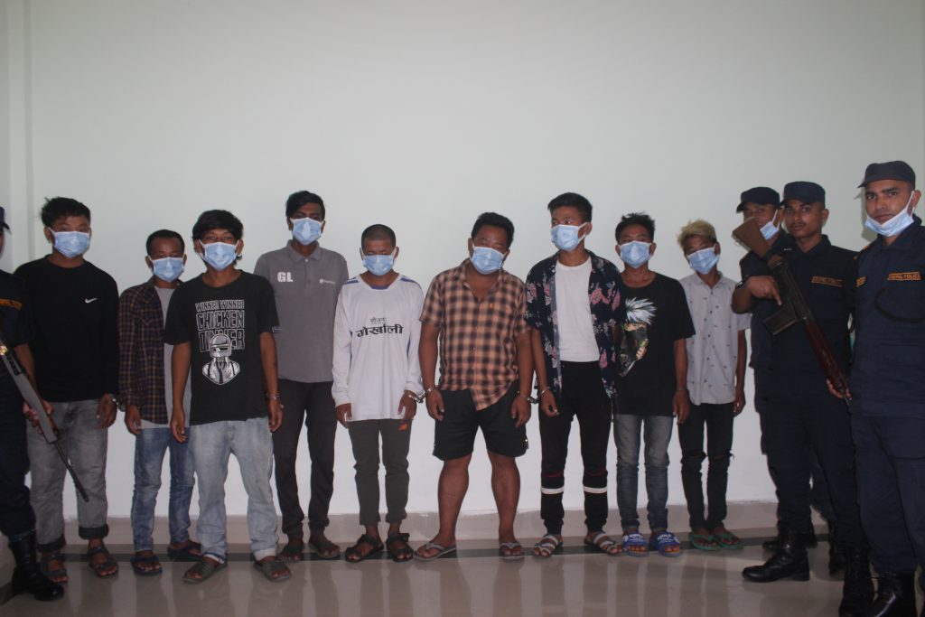 झापा बेलडाँगीका एलबीको हत्यामा संलग्न आरोपमा ९ जना पक्राउ