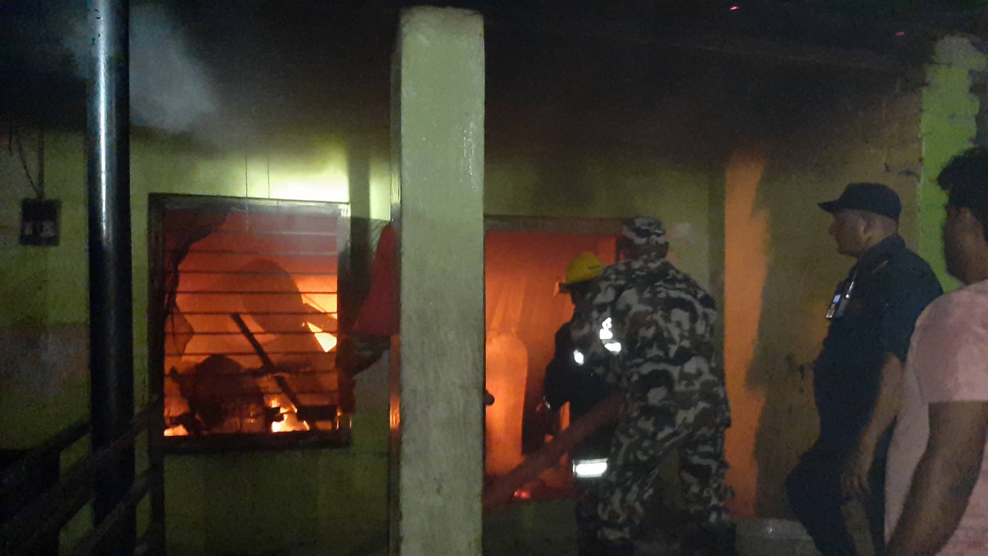 विराटनगरको कान्तिपुर स्कुलको क्यान्टिनमा आगलागी