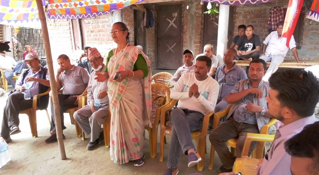 छुरा घोप्न र गोली हान्न कार्यकर्ता उक्साउँदै भगवती चौधरी