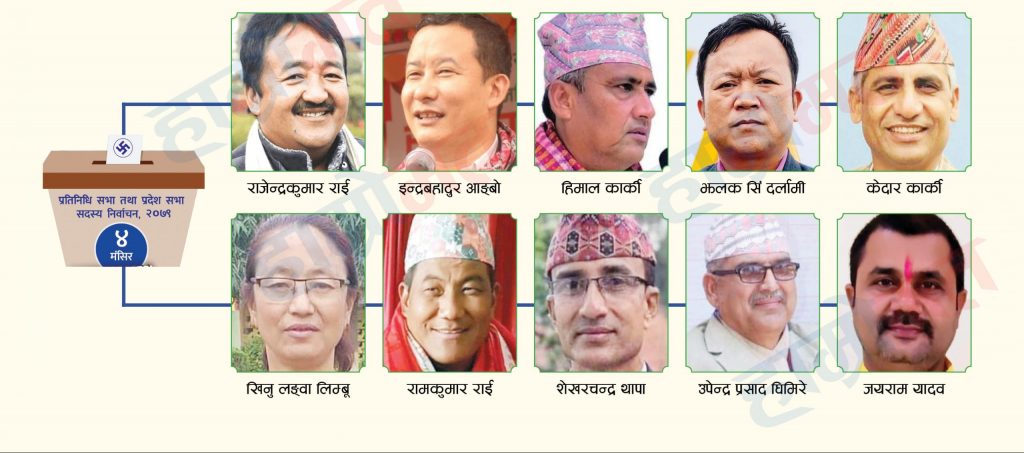 प्रदेश १ मुख्यमन्त्रीसहित १० मन्त्री चुनाबी मैदानमा