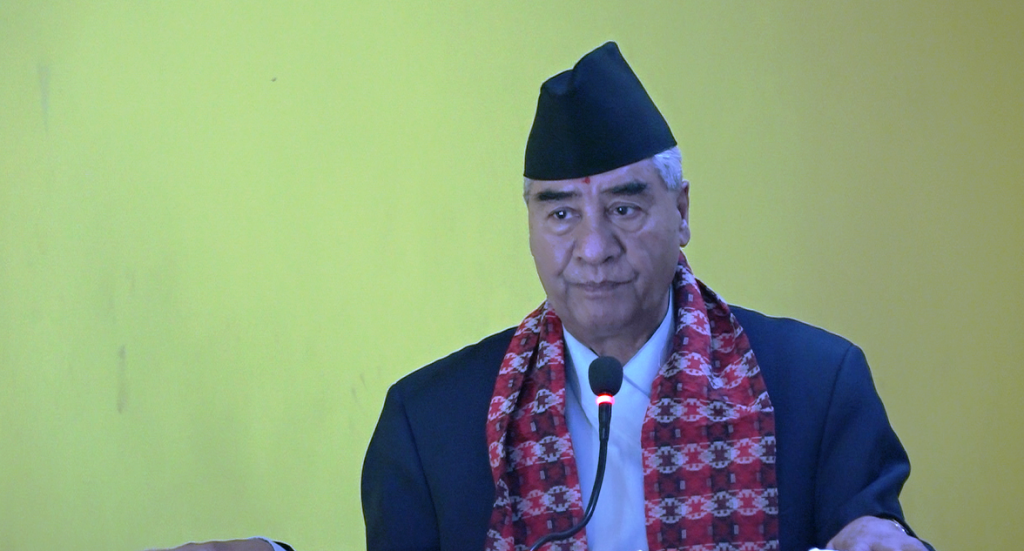 गठबन्धनका विषयमा पार्टीभित्र विवाद छैन देउवा