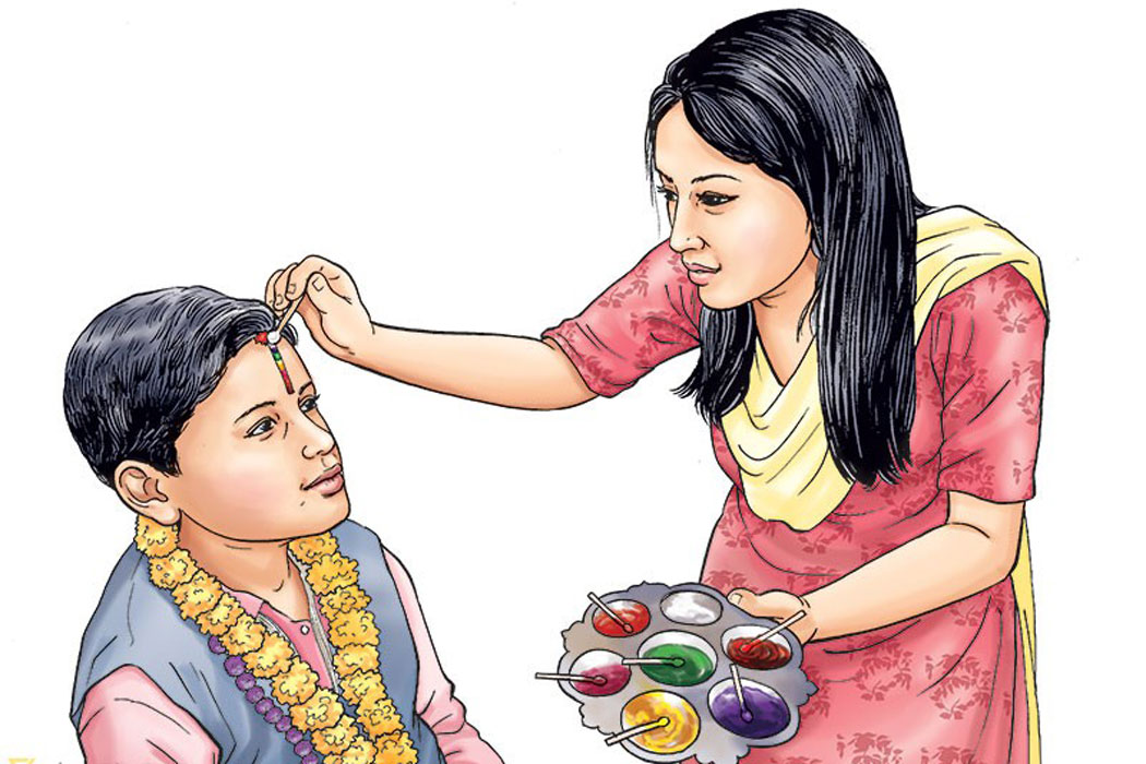 आज भाइटीका, बिहान ११ : ३९ मा उत्तम साइत