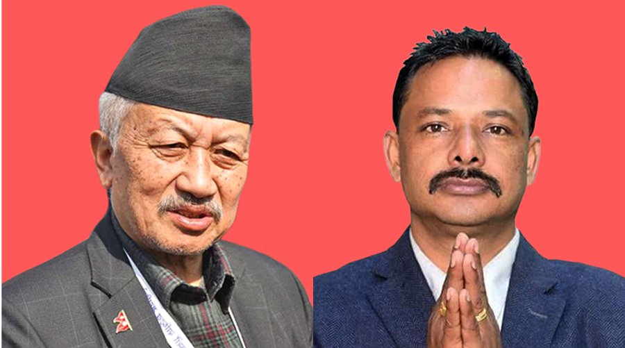 इलाम २ मा नेम्बाङलाई खड्काले पछि पारे