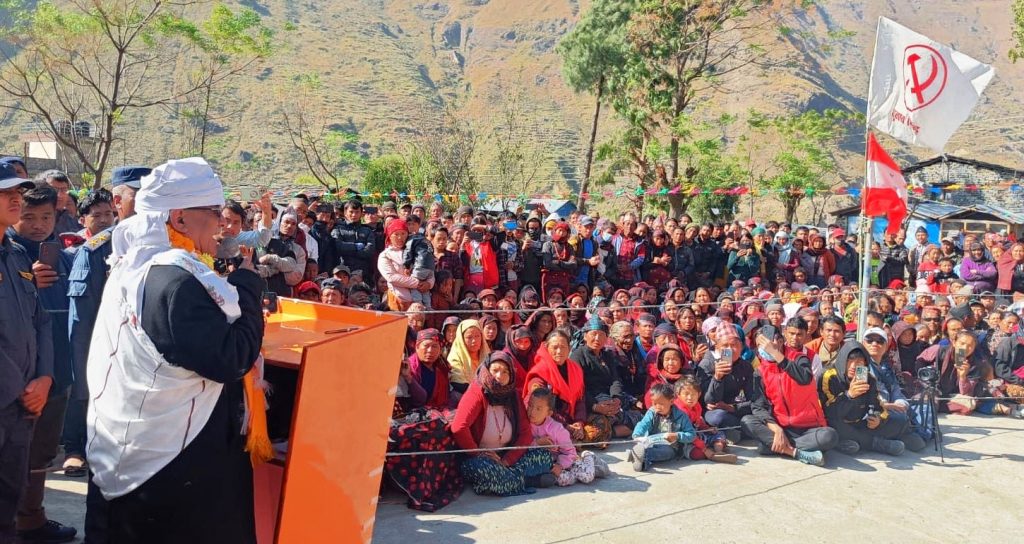 मंसिर ४ को चुनावले संविधानको रक्षक र विरोधी बीचको लडाइँको फैसला गर्छ  :  प्रचण्ड