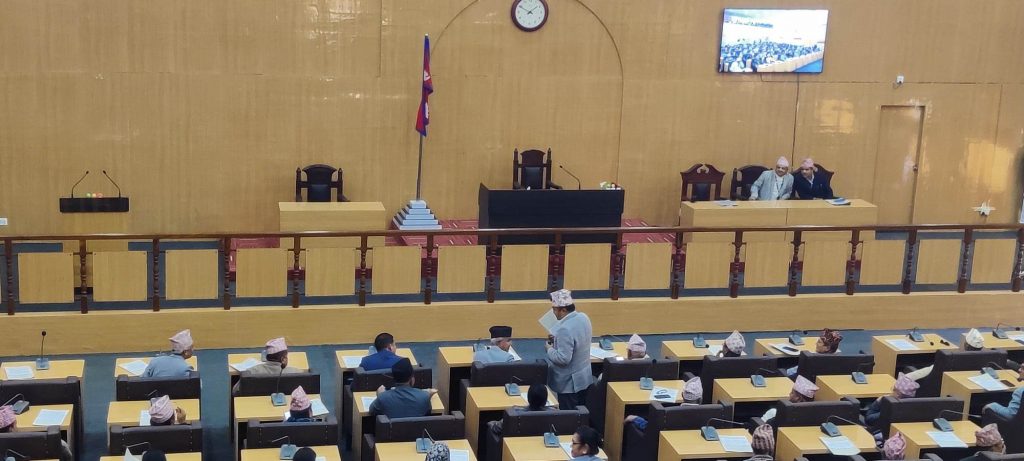 मुख्यमन्त्रीको कुर्सीमा राप्रपाका सांसद बसेपछि……