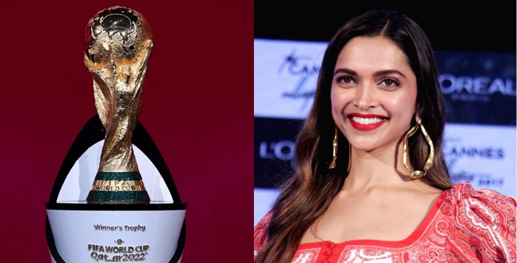 दीपिकाले विश्वकप फुटबलको ट्रफी अनावरण गर्ने