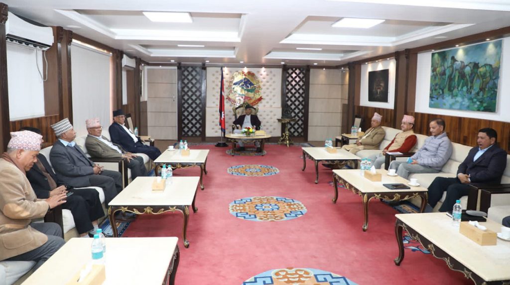 सत्ता गठबन्धनको बैठक बालुवाटारमा सुरु