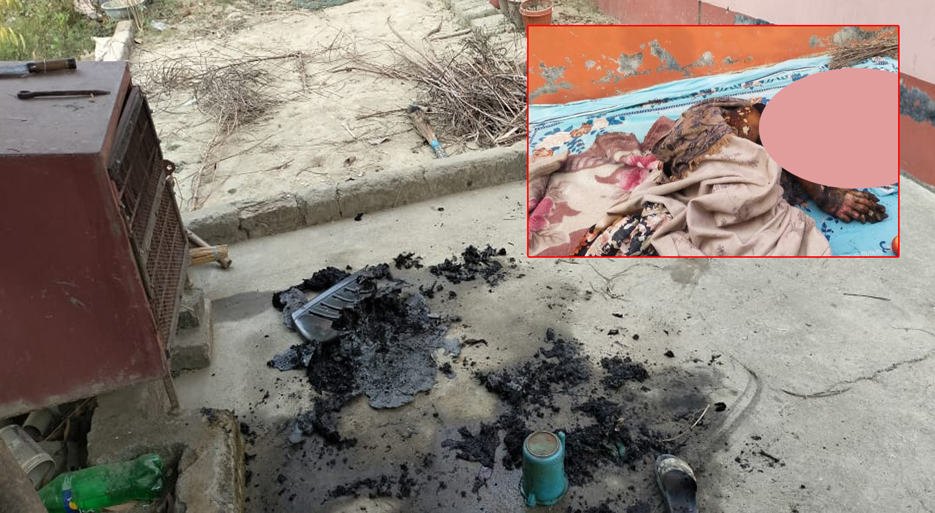 आगोमा जलेर विराटनगरमा एक जना वृद्धाको मृत्यु