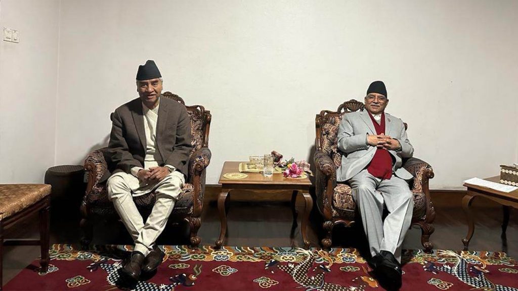 राष्ट्रपतिको विषयमा छलफल गर्न कांग्रेस सभापति शेरबहादुर देउवा बालुवाटारमा