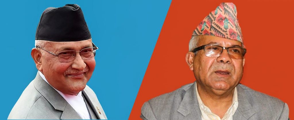 नेम्वाङको भोट माग्दै ओलीले पठाए माधव नेपाललाई पत्र