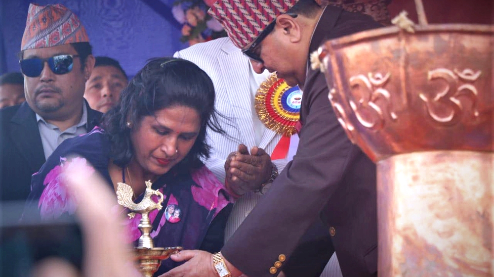 एमाले केन्द्रीय सदस्य प्रसाईँको अभियान पूर्वराजाद्वारा उद्घाटन