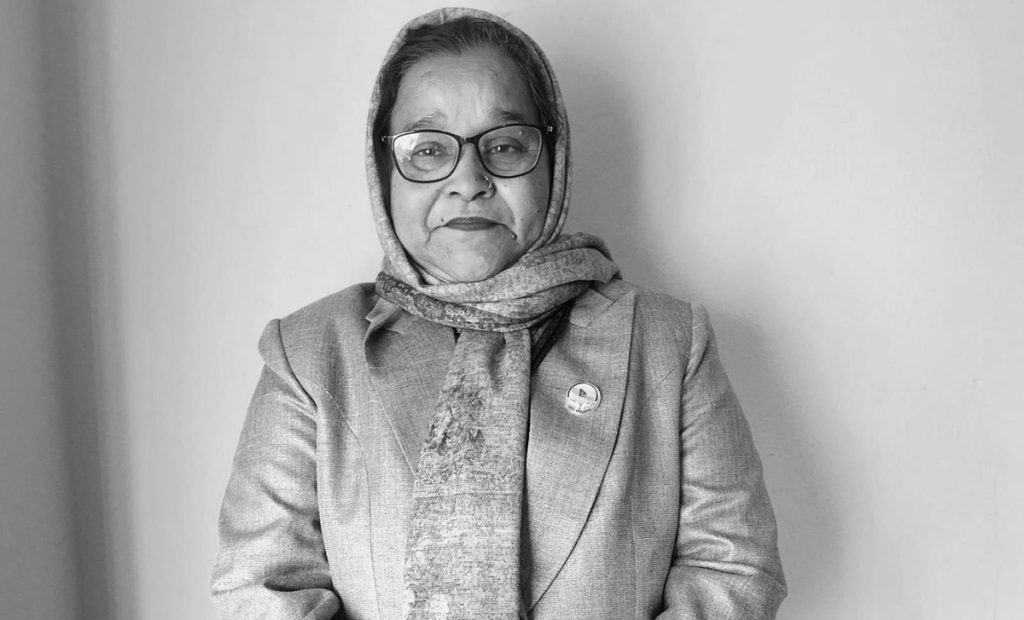 सांसद सहनाज रहमानको निधन