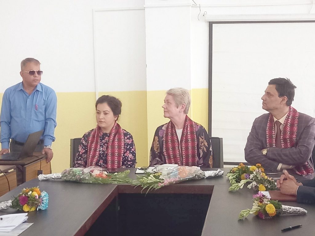 नर्वेजियन राजदुत पूर्वाञ्चल विश्वविद्यालयमा