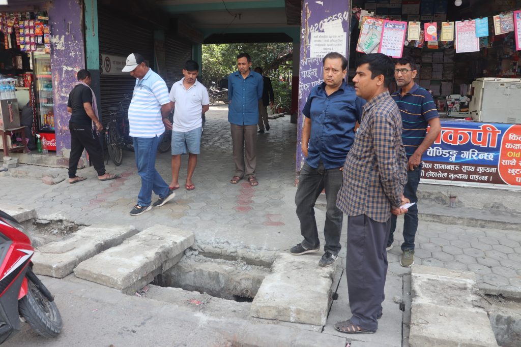 श्रीकृष्ण गौ सदनको मलमूत्र सिधै नालामा