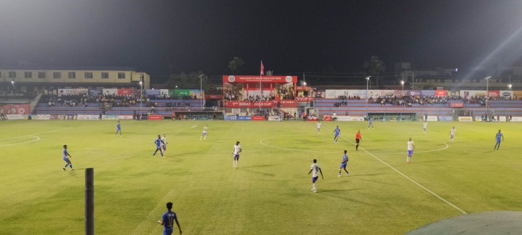 विराटनगर गोल्डकपको अन्तिम क्वाटरफाइनमा संकटा र भारतको लुकासकर भिड्दै