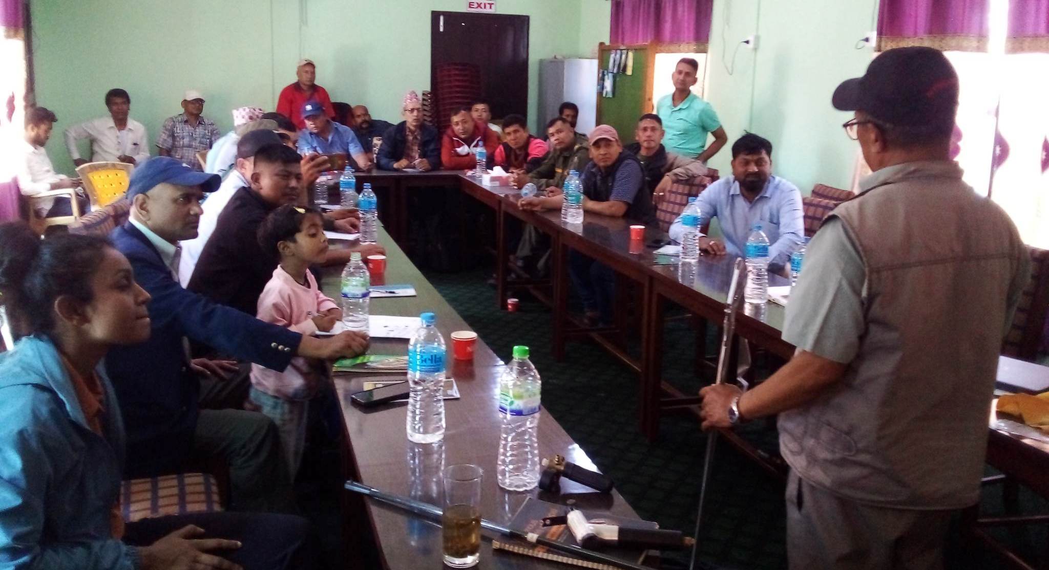 मानव वन्यजन्तु द्वन्द्व व्यवस्थापन तालिम सम्पन्न