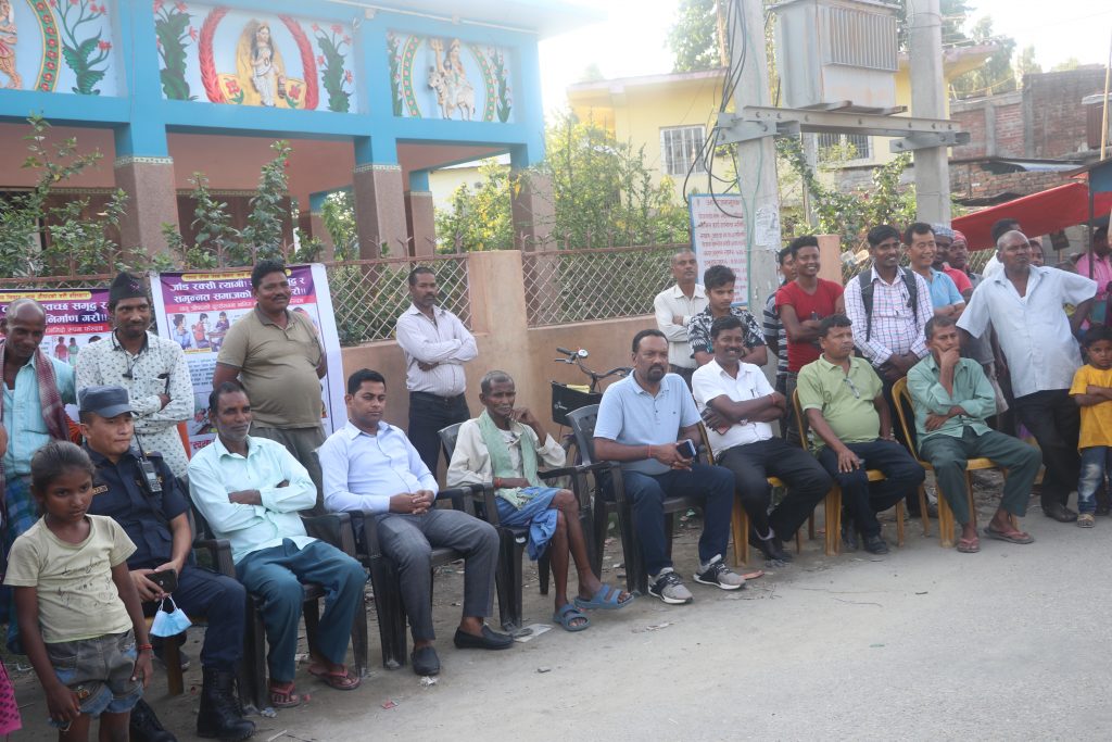 लागू औषध विरुद्ध हरियाली युवा समूहको नाटक प्रदर्शन