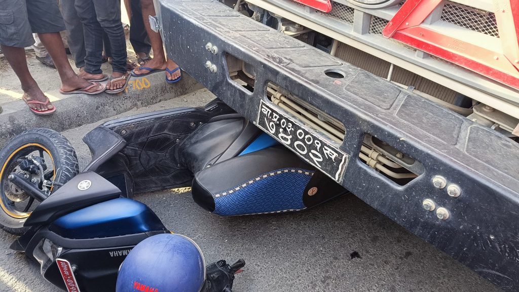 टिपरको ठक्करबाट नेता चोकमा एक जनाको मृत्यु