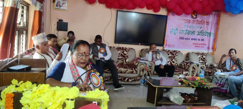 ग्रामथान गाउँपालिकाले ल्यायो ५६ करोड ७६ लाखको बजेट