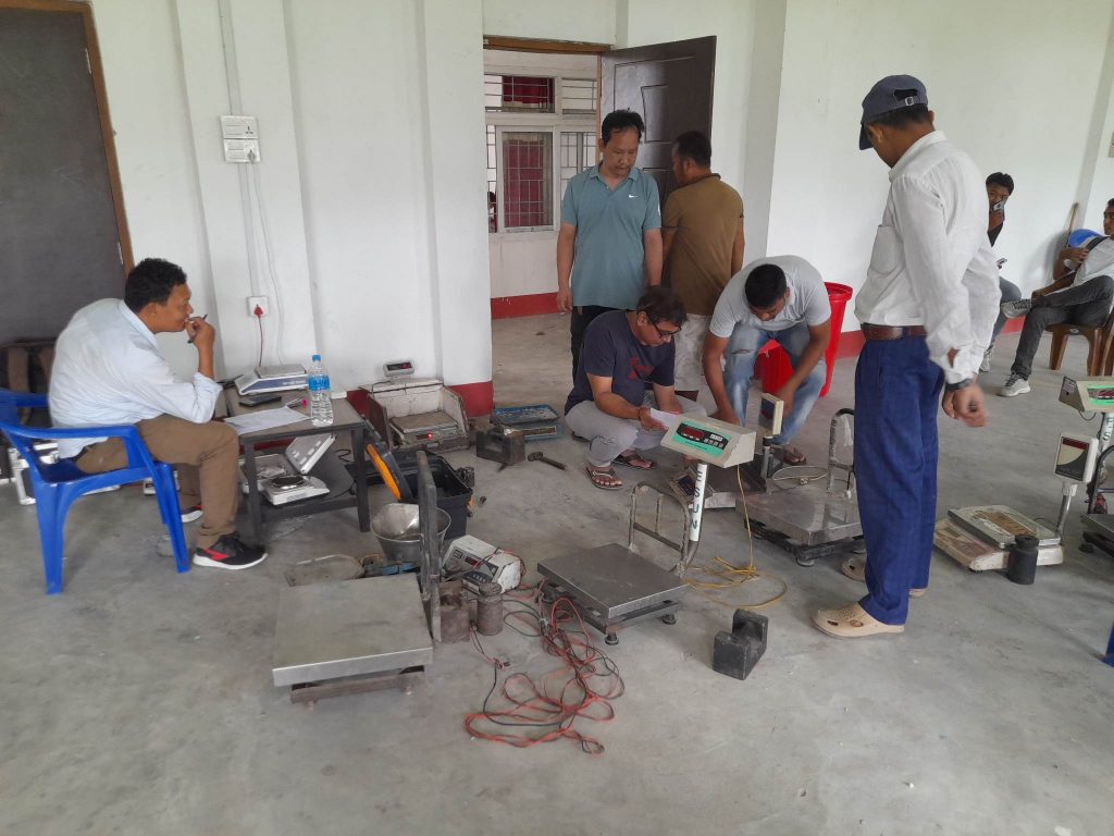 बेलबारीमा नापतौल शिविर संचालन