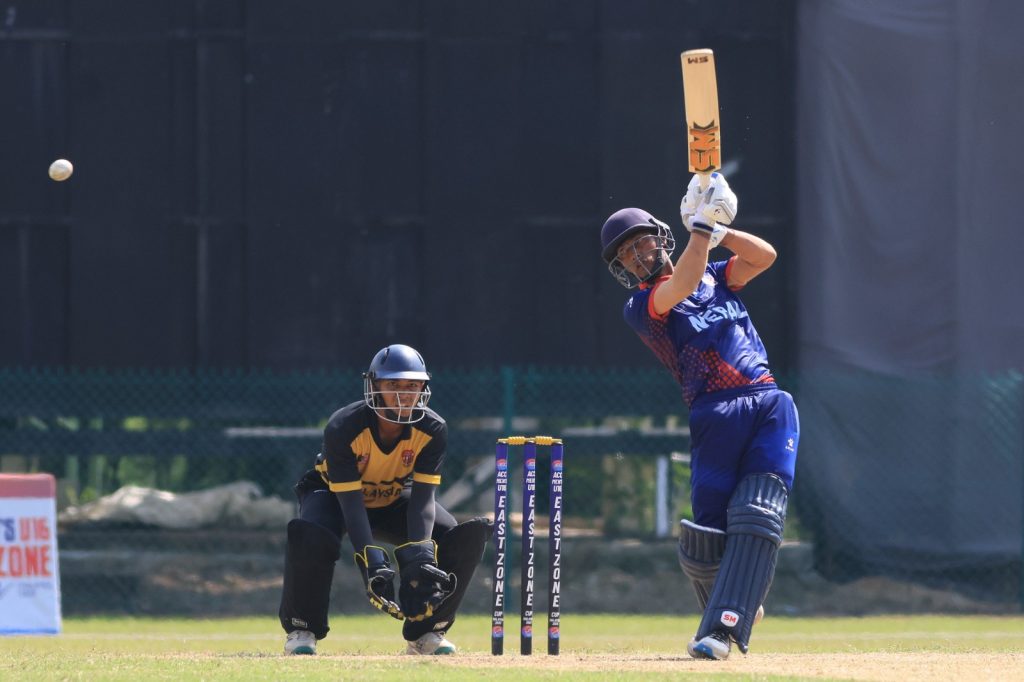 एसीसी यू–१६ इस्ट जोन कप क्रिकेटमा नेपालको ह्याट्रिक, मलेसिया २२१ रनले पराजित