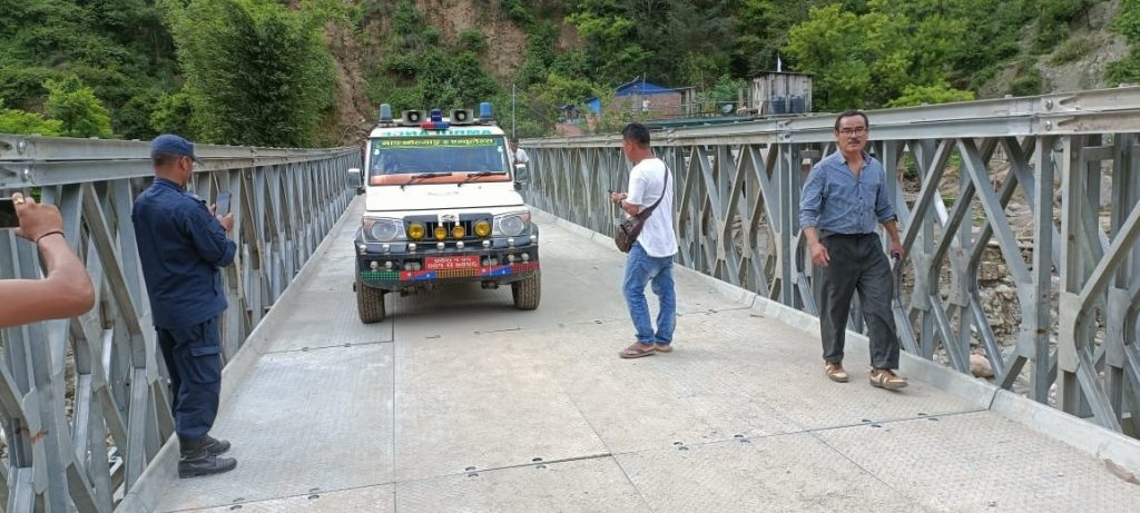 हेवाखोलामा बेलिब्रिज सञ्चालनमा, यातायात सुचारु