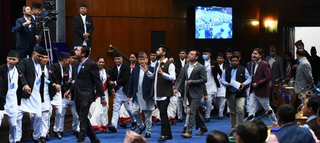 रास्वपा र राप्रपाले संसदीय प्रक्रिया नबुझी संसद अबरुद्ध पारेपछि……