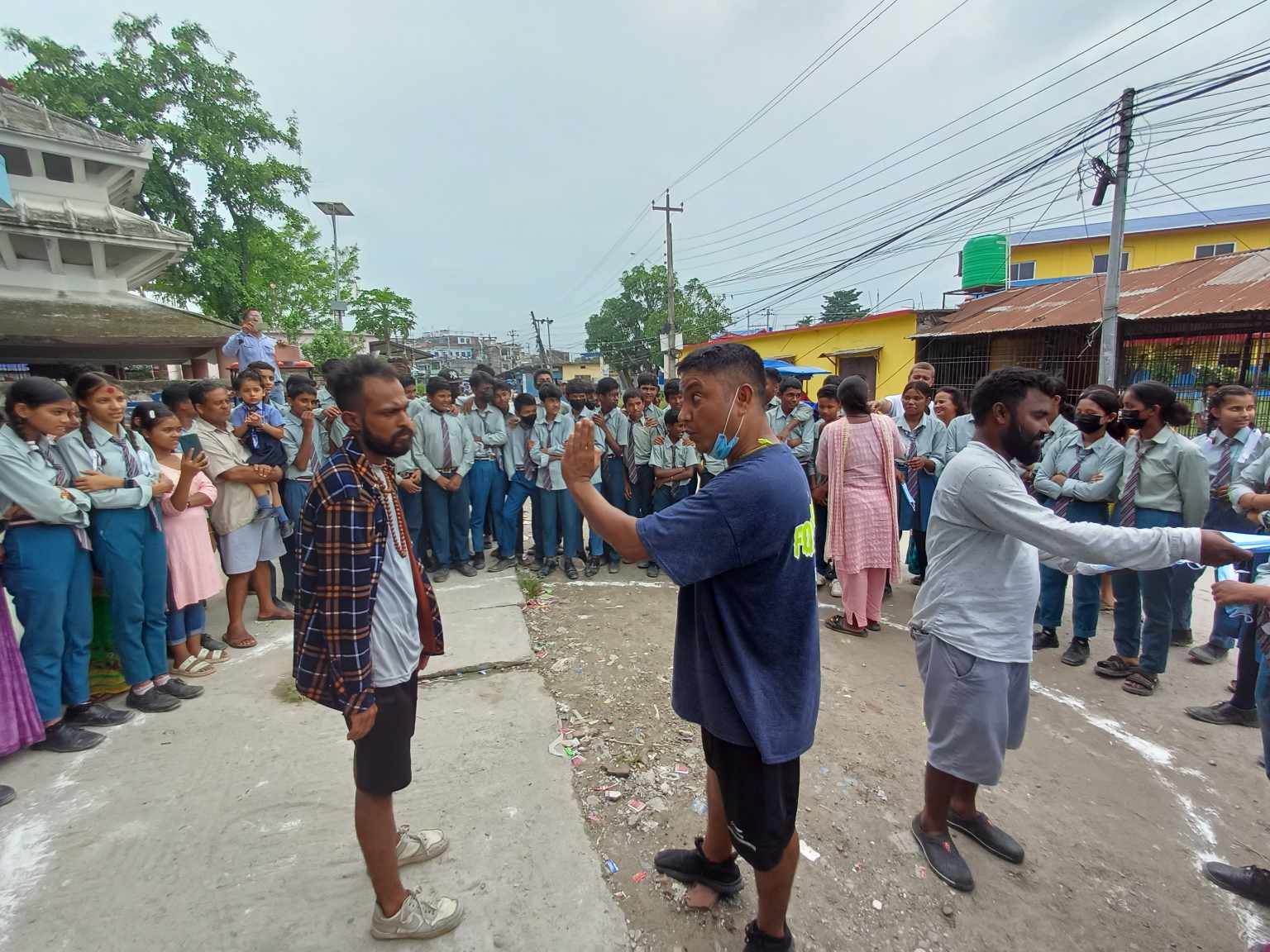 कोरोना खोप सचेतनाका लागि सडक नाटक