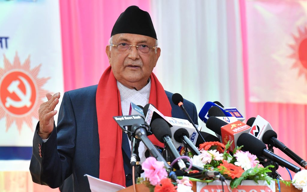 नेकपा एमाले फुटाउन निर्वाचन आयोगले सघायो : अध्यक्ष ओली