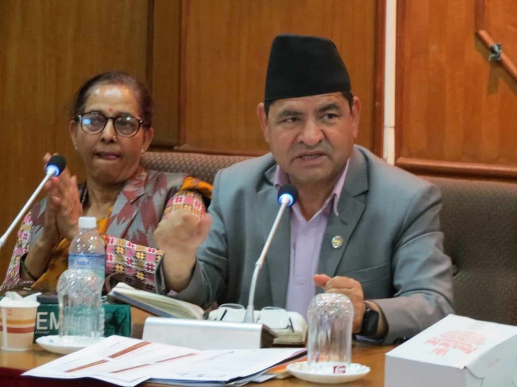 फाष्ट ट्रयाक निर्माणमा सेनाको कामप्रति मन्त्री ज्वाला असन्तुष्ट