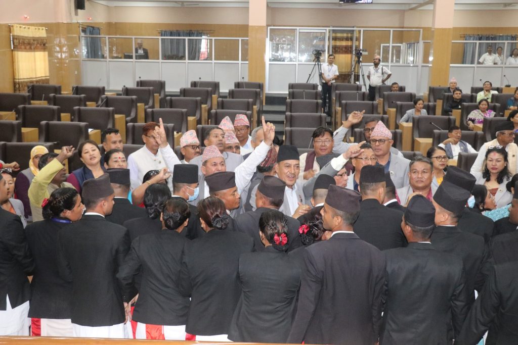 व्यवस्था विरोधीलाई हौस्याउँदै दलहरु