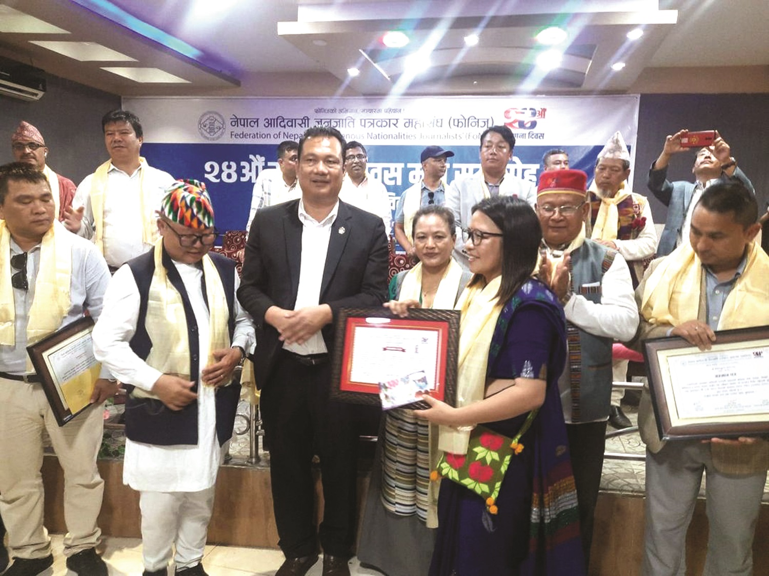 पत्रकार लिम्बूसहित छ संचारकर्मी पुरस्कृत