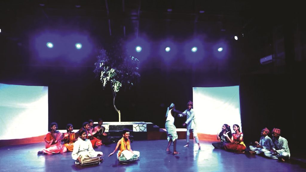 गुरुकुलमा ‘तीतो बोली सच्चा गुण’ मञ्चन