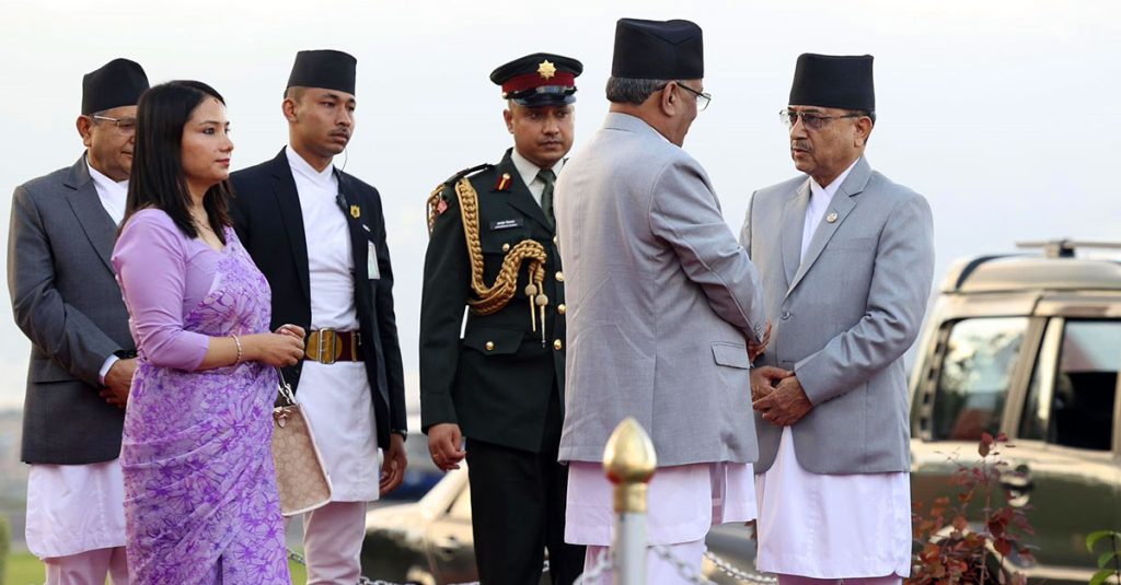 कार्यवाहक प्रधानमन्त्रीको जिम्मेवारी रक्षामन्त्री खड्कालाई