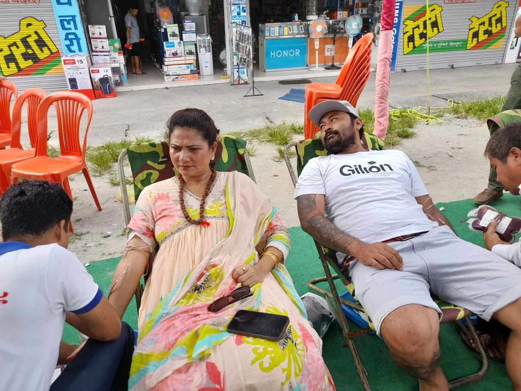 उद्योग वाणिज्य संघको आयोजनामा बेलबारीमा रक्तदान