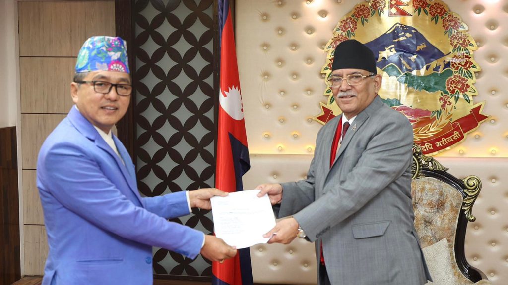 प्रधानमन्त्री प्रचण्ड र राप्रपा अध्यक्ष लिङ्देनबीच कोशी प्रदेश सरकारको विषयमा छलफल
