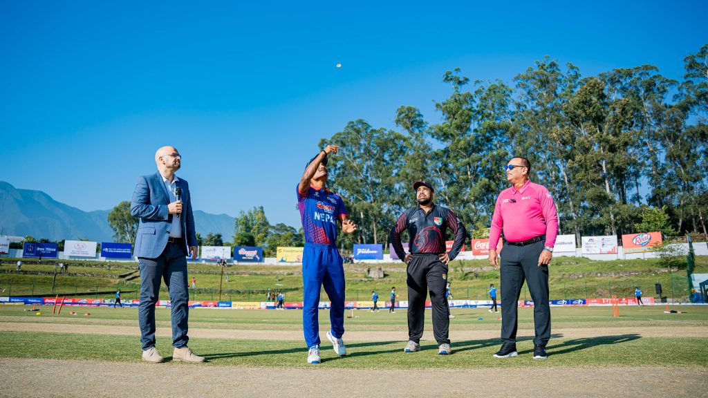 सिंगापुर विरुद्ध नेपाल पहिले फिल्डिङ गर्ने