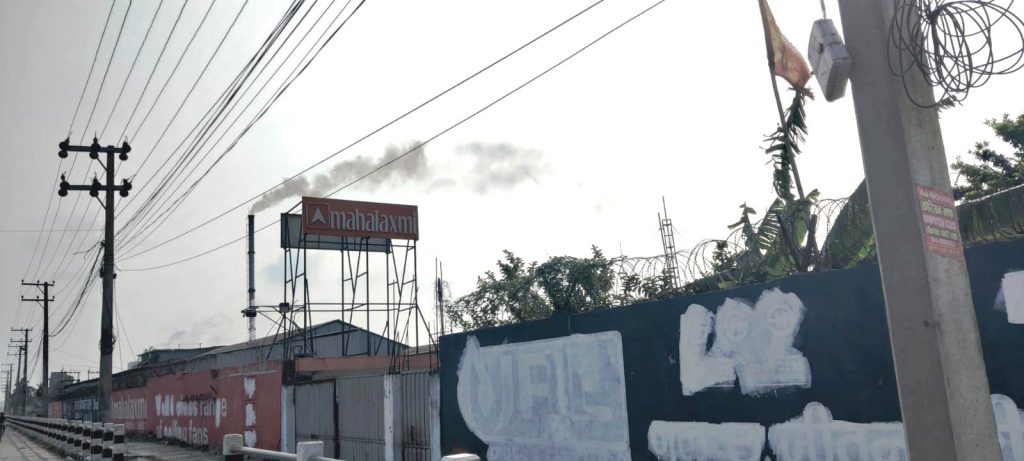 प्रदूषण फैलाउने महालक्ष्मी केवल उद्योगलाई कारवाहीको माग