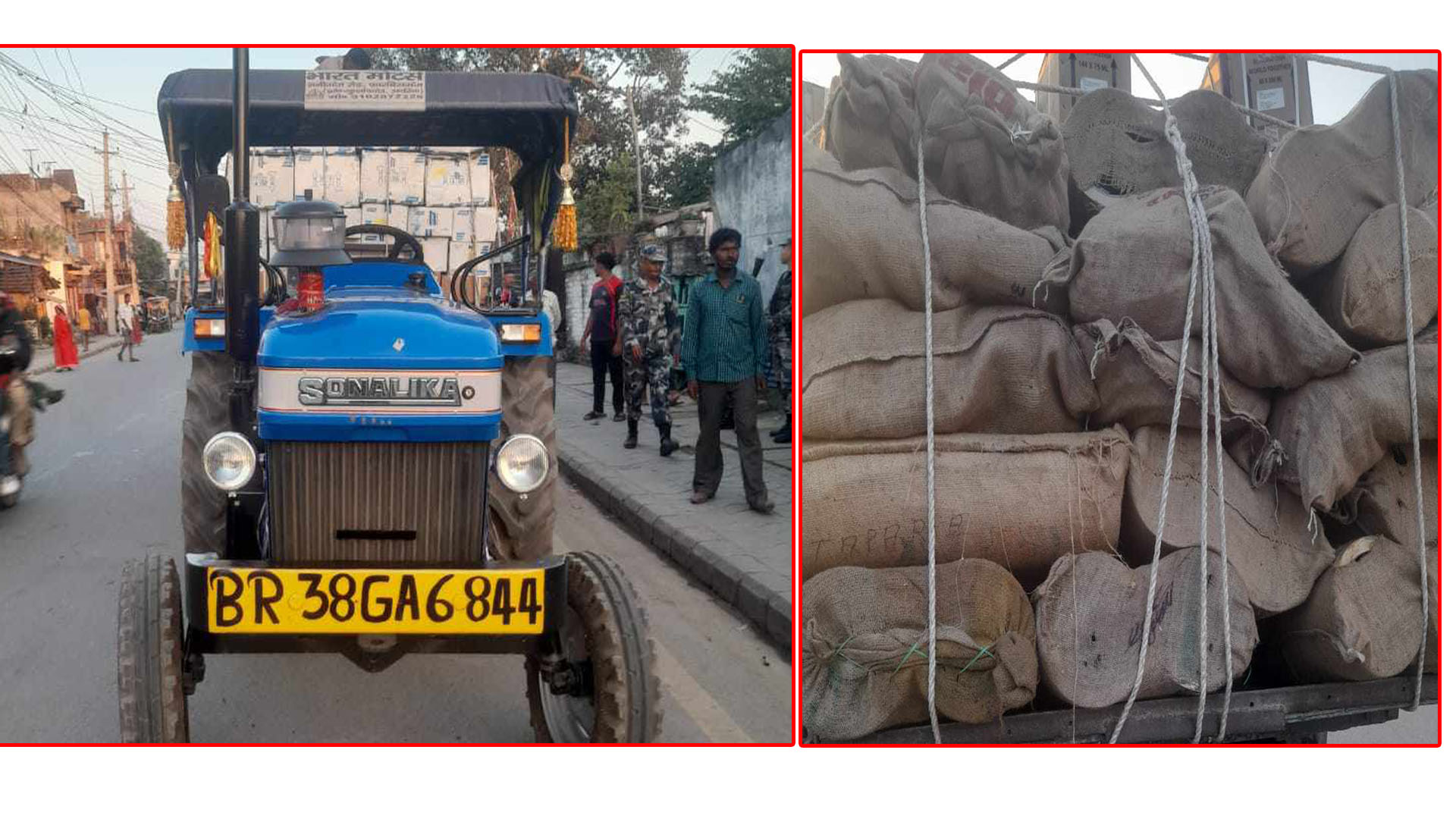 भन्सार नाप जाँच भएको ट्याक्टर प्रहरीको नियन्त्रणमा, भन्सार छलीको आशङ्का