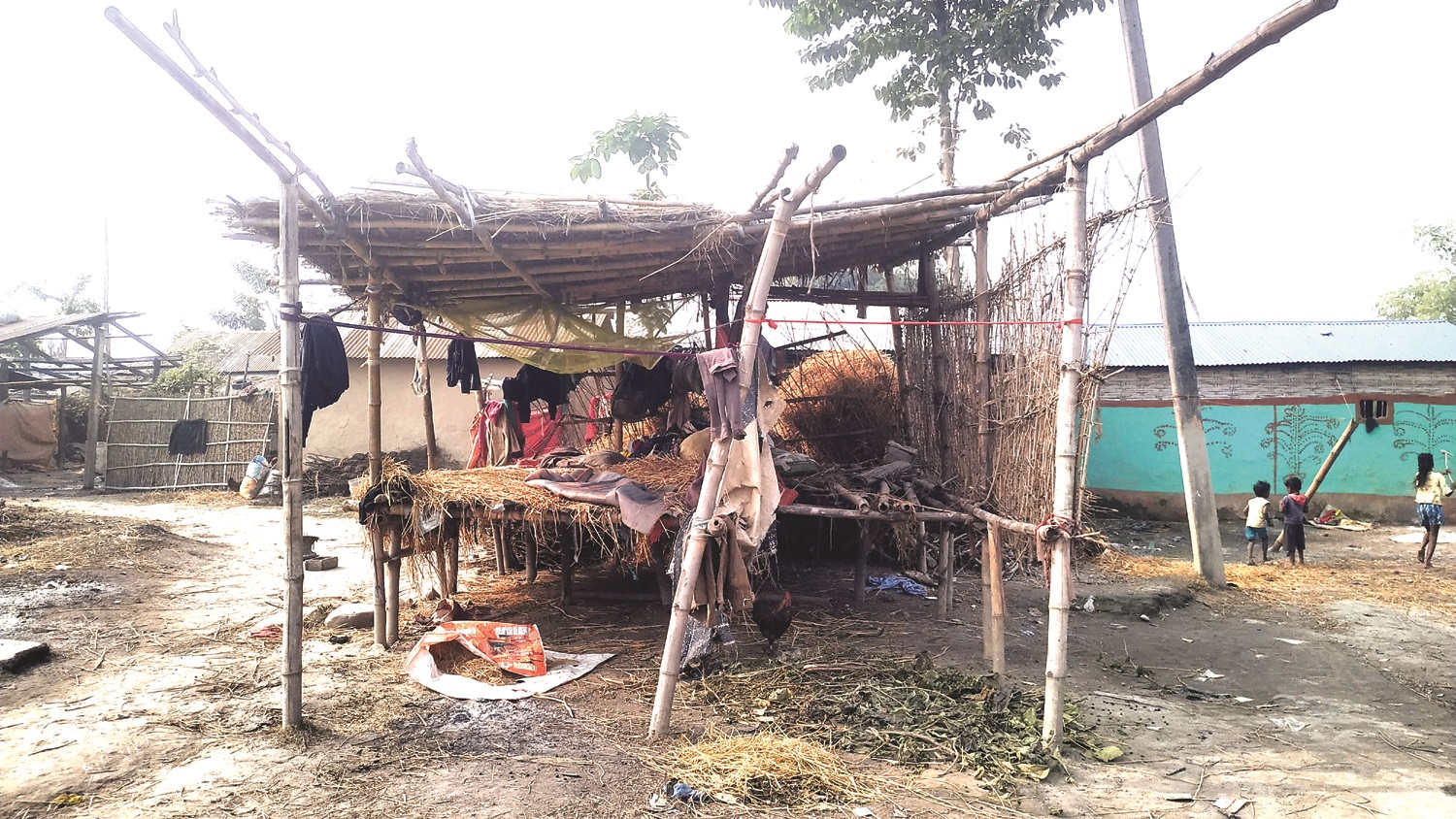 पातलो लुगामै जाडो काट्छन् ऋषिदेब बालबालिका